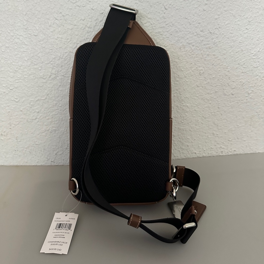 NWT COACH Sullivan Pack In‎ Signature Canvas With Banana Print - Picture 12 of 15